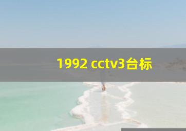 1992 cctv3台标